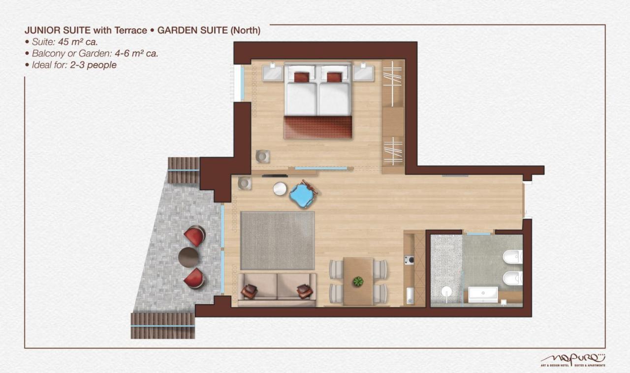 Art & Design Hotel Napura Терлано Экстерьер фото