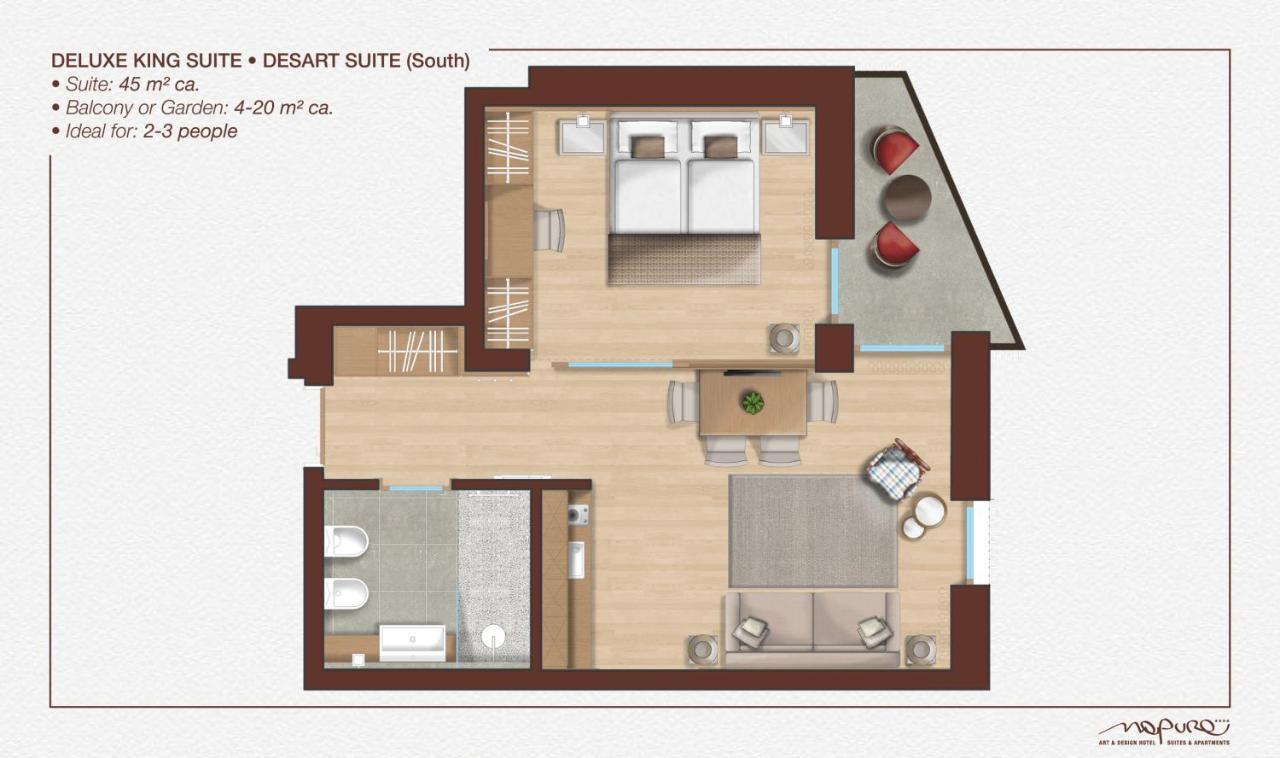 Art & Design Hotel Napura Терлано Экстерьер фото