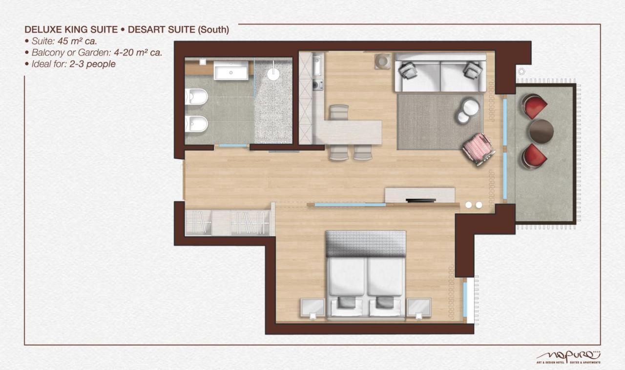 Art & Design Hotel Napura Терлано Экстерьер фото